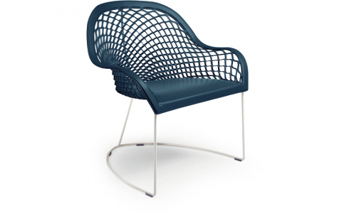 Guapa modern szék hálós vázú különleges "CUOIO" bőrből készült többféle lábbal rendelhető termék.