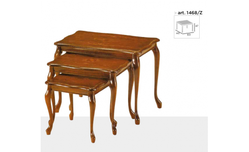 Art 1684Z olasz asztalka szett otthonunk impozáns kiegészítője.