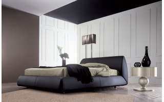 Dall'Agnese Nova modern olasz  minimalista ágy több színben, Budapest területén kedvezményes házhoz szállítással.