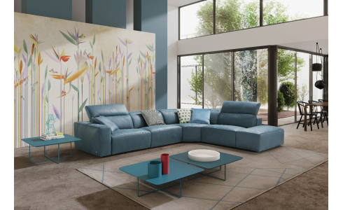Beverly 2. design ülőgarnitúra egy elegáns, kényelmes kanapé, pihentető innovatív funkciókkal.