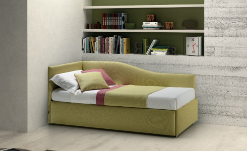Egyszemélyes ágyak, rendelhetők sok színben, akár vendégággyal vagy tároló fiókokkal is.
