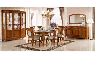 Fantazia 3. klasszikus olasz étkezőasztal, exkluzív kivitelben megvásárolható a Lineaflex Olasz Bútoráruházban.