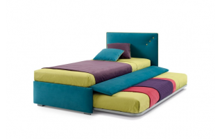 Snap kreatív ágy a szivárvány minden színében, számtalan szövettel, többféle ágyszerkezettel, ágylábbal és panelekkel rendelhető.