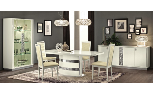 Prémium minőségű magasfényű nappali-étkező bútorcsalád, melynek elemei külön-külön rendelhetőek.