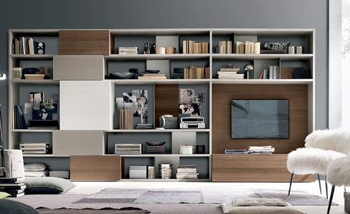 Modern könyvespolcok széles elemválasztékával várja Önt a Lineaflex Olasz Bútoráruház. Ön megálmodja, mi megtervezzük lakberendezőnk segítségével.