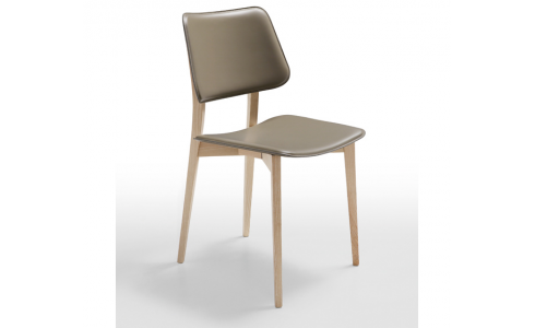 Joe modern szék egyszerű, letisztult formában többféle színű és anyagú (szövet, bőr, fa) bevonóval rendelhető.