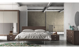 Orme Banco 1 hálószoba kompozíció kompletten vagy egy-egy eleme (ágy, éjjeliszekrény...) megvásárolható a Lineaflex Olasz Bútoráruház és Ágybetét Stúdióban.