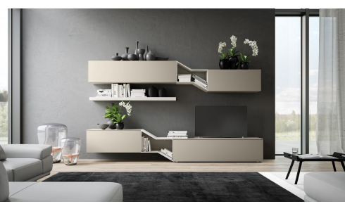 Modern elemes nappali bútor az Orme legújabb Light kollekciójának elemeiből összeállítva. Megrendelhető a Lineaflex Olasz Bútoráruházban.