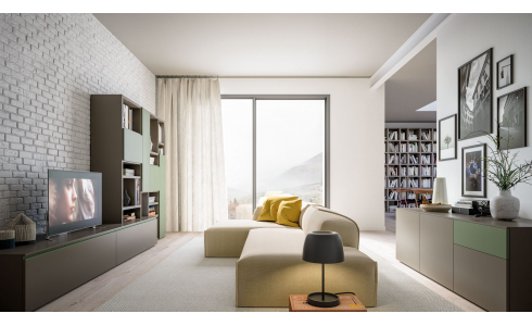 Az Orme legújabb Light kollekciójának elemeiből összeállított modern olasz nappali. Megvásárolható a Lineaflex Olasz Bútoráruházban.