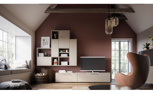 Az Orme legújabb modern Light kollekcióban rejlő lehetőségeket bemutató elemes nappali bútorkompozíció. Megrendelhető a Lineaflex Olasz Bútoráruházban.