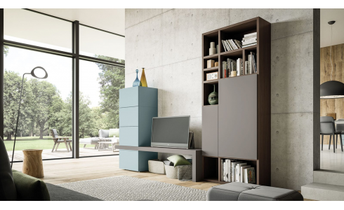 Exkluzív olasz elemes nappali bútorkompozíció az Orme modern stílusú Light kollekciójában rejlő lehetőségek bemutatására. Megrendelhető a Lineaflex Olasz Bútoráruházban.