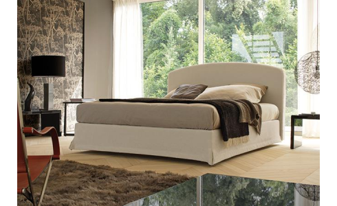 Duse kárpitos ágy klasszikus, időtlen stílusával egy örök választás lehet. Az egyszerű, lekerekített ívű fejvég egyetlen dísze a csücskökön található hajtás. Többféle színben és méretben rendelhető termék.