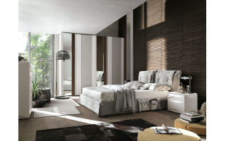 Amami modern olasz kárpitos ágy többféle színben és szövettel rendelhető bútoráruházunkban.