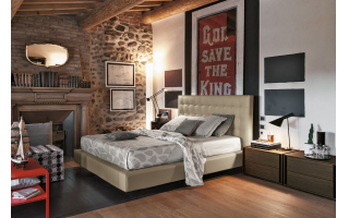Feel modern olasz kárpitos ágy többféle színben és szövettel rendelhető bútoráruházunkban.