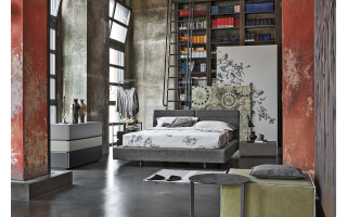 Vogue modern olasz kárpitos ágy többféle színben és szövettel rendelhető bútoráruházunkban.