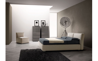 Light modern olasz kárpitos ágy több színben, több kárpitkategóriában rendelhető bútoráruházunkban.