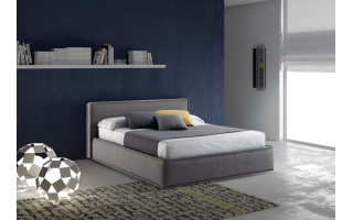 Happy Materassé modern olasz kárpitos ágy több színben, több kárpitkategóriában rendelhető bútoráruházunkban.