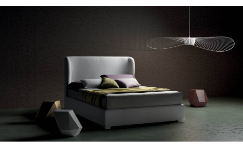 Emby modern olasz kárpitos ágy több színben, több kárpitkategóriában rendelhető bútoráruházunkban.