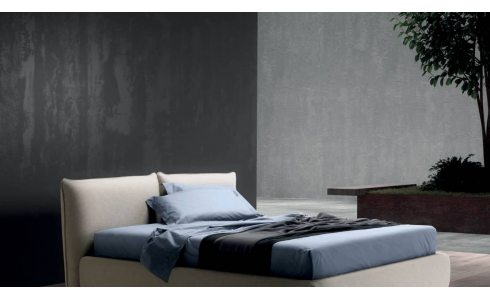 Modern olasz kárpitos ágy puha párnákal több színbe rendelhető bútoráruházunkban.