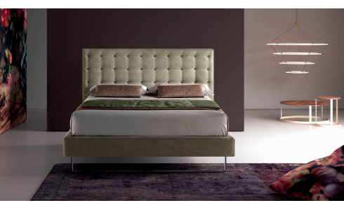Point modern olasz kárpitos ágy több színben, több kárpitkategóriában rendelhető bútoráruházunkban.